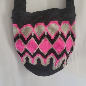 Mochila Basket Crochet Bag Purse Handmade